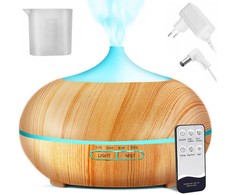 Oro drėkintuvas su aromaterapijos funkcija ir RGB apšvietimu