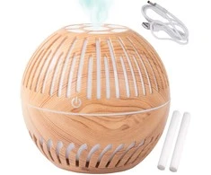 Oro drėkintuvas su aromaterapijos funkcija ir RGB apšvietimu