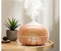 Oro drėkintuvas su aromaterapijos funkcija ir RGB apšvietimu