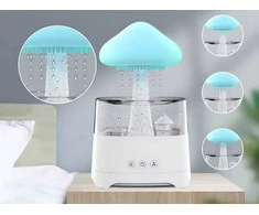 Oro drėkintuvas su LED apšvietimu ir aromaterapija, 450 ml