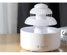 Oro drėkintuvas su LED apšvietimu ir aromaterapija, 600 ml