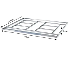 Pagrindas metaliniam sandėliukui „Apuokas”, 6 m2