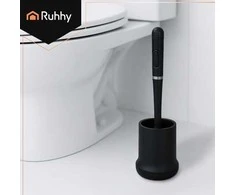 Silicone bathroom brush juodas Ruhhy 25882