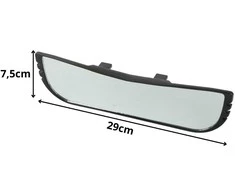 Panoraminis automobilių galinio vaizdo veidrodėlis 29x7,5 cm