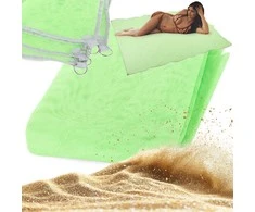Beach mat sandy free mesh beach blanket 200x150