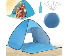 Beach tent self folding uv screen large