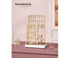 Songmics Papuošalų stovas metalinis 11,5x19,6x30,8 cm