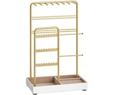 Songmics Papuošalų stovas metalinis 11,5x19,6x30,8 cm