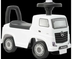 Lean Cars Vaikiškas automobilis Mercedes Actros 3316TA, baltas