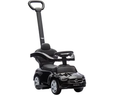 Paspiriama mašinėlė 2 viename, licencijuota Mercedes-Benz C klasės, juoda, 91 × 40 × 83 cm
