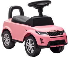 Paspiriama mašinėlė Land Rover Discovery su garsiniais efektais, rožinė, 65,5 × 28 × 42 cm