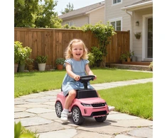 Paspiriama mašinėlė Land Rover Discovery su garsiniais efektais, rožinė, 65,5 × 28 × 42 cm