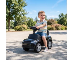 Paspiriama mašinėlė „Land Rover Discovery“ su garsais, juoda, 65,5 × 28 × 42 cm
