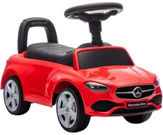 Paspiriama mašinėlė Mercedes-Benz C-Class su garsais, raudona, 65 × 28 × 39 cm