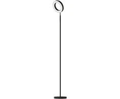 Pastatomas LED šviestuvas su RGB ir reguliuojama balta šviesa, juodas/baltas, 25 × 25 × 172 cm