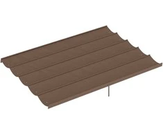Pavėsinės stogo danga 4 × 3 m