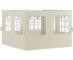Paviljono šoninės sienelės 3 × 3 m