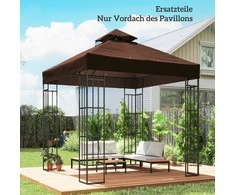 Paviljono stogas 300 × 300 cm