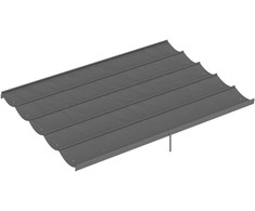 Paviljono stogas 350 × 260 cm