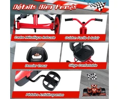 Pedalinis kartas raudonas
