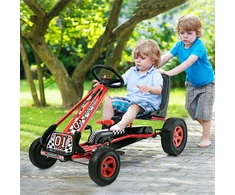 Pedalinis kartingas Raudonas