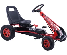 Pedalinis kartingas Raudonas