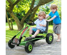 Pedalinis kartingas žalias