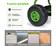 Pedalinis keturratis žalias