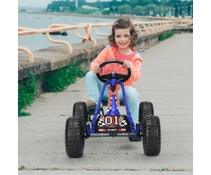 Pedalo kartingas mėlynas