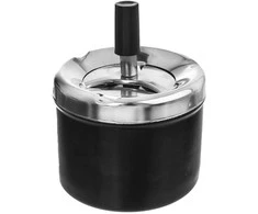 Orion Metalinė Uždara Peleninė 9,5 cm Juoda