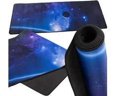 Pelės kilimėlis 80x30 cm su kosmoso motyvu