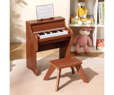 Pianinas 25 klavišų rudas
