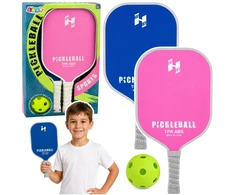 Lean Toys Pickleball rinkinys rožinė ir mėlyna