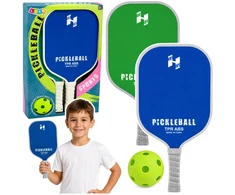 Lean Toys Pickleball rinkinys (žalia, mėlyna) 2 vnt.