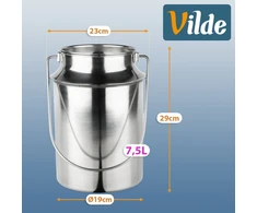 Lumarko Pieno bidonas 7,5 l