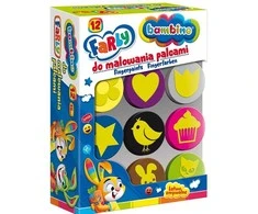 St. Majewski BAMBINO Pirštų dažai 12 spalvų
