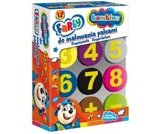 St. Majewski BAMBINO Pirštų dažai 12 spalvų