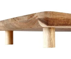 Vilde medinė serviravimo lenta 36x14,5 cm ant kojų