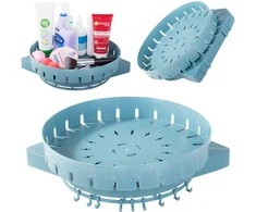 Plastikinė sukamoji lentyna virtuvei ir voniai, 26 cm