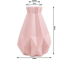 Bikuvalt Plastikinė vaza gėlėms, 20 cm