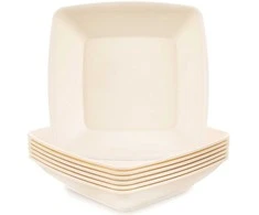 Plastikinės gilios lėkštės 17,5 cm, 500 ml, 6 vnt.