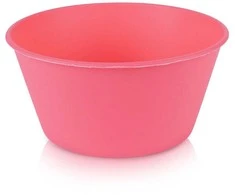 Excellent Houseware Plastikiniai dubenėlių rinkinys 6 vnt. 12,5 cm, 400 ml