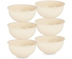 Plastikiniai dubenėliai 13 cm, 500 ml, 6 vnt.