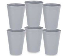 Plastikiniai puodeliai 300 ml 6 vnt.