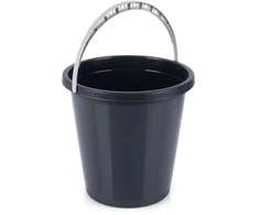 Barzdaskutė Vilde Universalus plastikinis kibiras 5 l juodas
