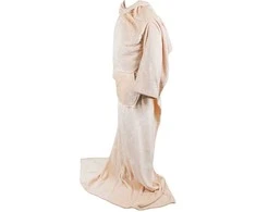 Fleece sleeved blanket warm blanket sweatshirt 140x200