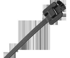 Opaska Oem Plieninis laidų tvirtinimo dirželis su nailono danga 6.3mm 30cm