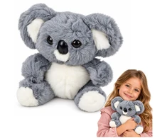 Lean Toys Pliušinis meškiukas Koala Maskotas Apkabinimui Minkštas Kamuolys 23 cm