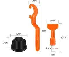 Tile levelling system wedges clips handle 50