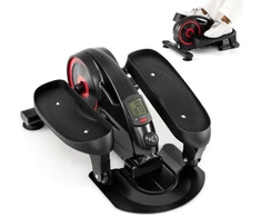 Po stalo elipsinis pedalas Raudona+Juoda